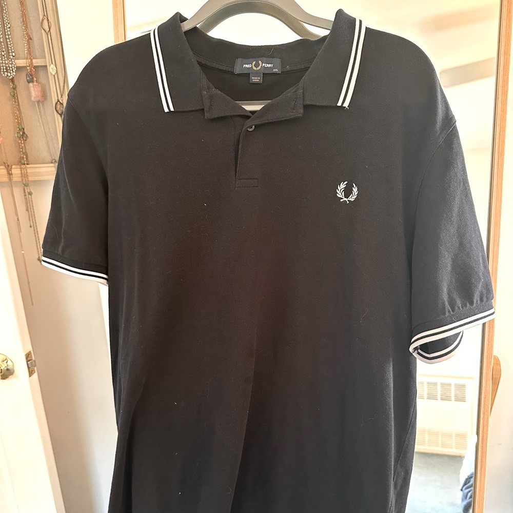 Fred Perry Polo Black XXL